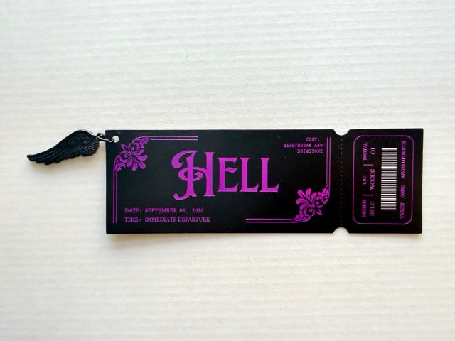 Ticket to Hell Bookmark