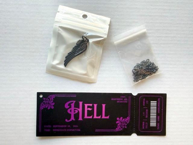 Ticket to Hell Bookmark